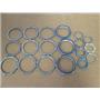 Box of 19 Mfg Unknown Assorted Steel Lock Nuts; 3", 1-1/2"