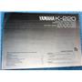 YAMAHA K-220 MANUAL FOR NATURAL SOUND STEREO CASSETTE DECK