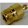 POMONA ELECTRONICS 4299 GOLD PLATED ADAPTER SMA FEMALE TO TYPE "N" FEMALE