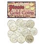 12 Fake Pirate Gold Coins Costume Accessory