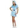 Disguise Tween Girls Care Bear Grumpy Bear Blue Hoodie Dress Size 14-16