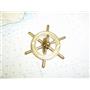 Boaters Resale Shop of TX 773692321608 DECORATIVE BRASS STEERING WHEEL HOOK