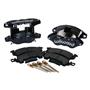Wilwood D52 2.00/1.00 Front Caliper Kit Black Powdercoat 140-11291-BK Pr w/ Pads