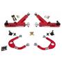 UMI 93-02 Camaro Front A-Arm Kit, Double Shear Mount Boxed Lower + Adj Upper
