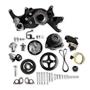 Holley Mid-Mount Race Accessory System-Black Finish 20-186BK