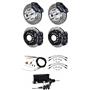 55 56 57 Bel Air Wilwood Manual 4 Wheel Disc Brake Kit 11" Drilled Black