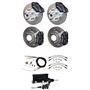 64-70 Cutlass GTO Wilwood Manual 4 Wheel Disc Brake Kit 11" Rotors Black