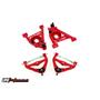 UMI Performance 303133-R GM G-Body Upper and Lower Front Control Arm Kit No Upper Ball Joint - Red