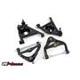UMI Performance 303233-1-B GM G-Body Up & Low Front Control Arm Kit Delrin Std Upper Ball Joint - BL