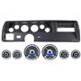 70-72 Chevelle SS Black Dash Carrier w/ Dakota Digital VHX Universal 6 Gauge