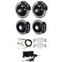 Wilwood 65-69 Mustang Manual 4 Wheel Disc Big Brake Kit 13" Plain Black Caliper