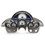 1958-62 Chevy Corvette VHX System, Satin Alloy Style Face, Blue Dis