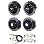 Wilwood 67-69 Camaro 4 Wheel Disc Big Brake Kit Drilled Rotor Black Caliper