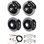 Wilwood 67-69 Camaro 4 Wheel Disc Big Brake Kit 13" Plain Rotor Black Caliper