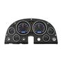 Dakota Digital 63-67 Chevy Corvette Analog Gauges Black White VHX-63C-VET-K-W