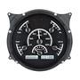 Dakota Digital 61-66 Ford Pickup Truck VHX Dash Gauge Black White VHX-61F-PU-K-W