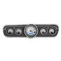 1965-66 Ford Mustang VHX System, Silver Face - Blue Display