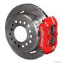 Wilwood 64-70 BOP Axle Rear Disc Brake Kit 11" Plain Rotor Red Caliper