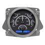 Dakota Digital 66 - 77 Ford Bronco VHX System Analog Dash Gauges Black Alloy Blue VHX-66F-BRO-K-B