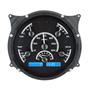 Dakota Digital 61-66 Ford Pickup Truck VHX Analog Dash Gauge System Black Alloy Blue VHX-61F-PU-K-B