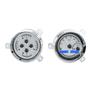 Dakota Digital 1951-52 Chevy Car Analog Gauges Silver Alloy Blue VHX-51C-S-B