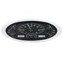 Dakota Digital 32 Ford Car Analog Dash Gauge System Black Alloy White VHX-32F-K-W