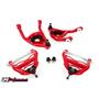 UMI Performance 403233-R GM A-Body Tubular Upper & Lower Front A-Arm Kit Delrin Bushing - Red