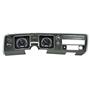 Dakota Digital 68 Chevy Chevelle El Camino Analog Dash Gauges Black Alloy White VHX-68C-CVL-K-W