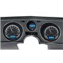 Dakota Digital 69 Chevy Chevelle El Camino Analog Dash Gauge System Black Alloy Blue VHX-69C-CVL-K-B