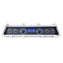 1966-67 Chevy Chevelle VHX System, Carbon Fiber Face - Blue Display