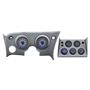 1968-77 Chevy Corvette VHX System, Carbon Fiber Style Face, Blue Di