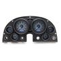 1963-67 Chevy Corvette VHX System, Carbon Fiber Style Face, Blue Di