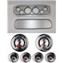 69-70 Cougar Silver Dash Carrier w/ Auto Meter American Muscle Gauges