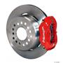 Wilwood Rear Disc Brake Kit Big Ford New Style 9" 2.5" Offset Plain RD Stagg Red