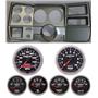 73-83 GM Truck Silver Dash Carrier w/Auto Meter Sport Comp II 5" Gauges