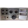 84-87 Chevy Truck Silver Dash Carrier w/Auto Meter Sport Comp II Gauges