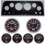 64 Chevy Truck Carbon Dash Carrier w/Auto Meter Sport Comp II Gauges
