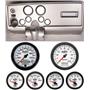 69 Pontiac Firebird Silver Dash Carrier w/ Auto Meter Phantom II Gauges