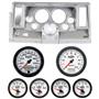 69-76 Nova Silver Dash Carrier w/Auto Meter Phantom II 5" Gauges