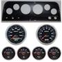 64 Chevy Truck Carbon Dash Carrier w/Auto Meter Cobalt Gauges