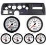 70-72 Chevelle SS Black Dash Carrier w/Auto Meter Phantom II Gauges