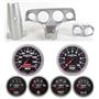 57 Bel Air Silver Dash Carrier w/Auto Meter Sport Comp II Gauges