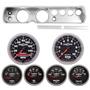 64 Chevelle Silver Dash Carrier w/ Auto Meter 5" Sport Comp II Gauges