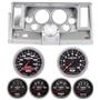 69-76 Nova Silver Dash Carrier w/Auto Meter Sport Comp II 5" Gauges