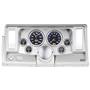 69-76 Nova Silver Dash Carrier w/Auto Meter Cobalt 5" Gauges