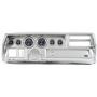 70-72 Chevelle Sweep Silver Dash Carrier w/Auto Meter Cobalt Gauge Gauges