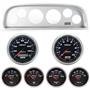60-63 Chevy Truck Silver Dash Carrier w/Auto Meter Cobalt Gauges