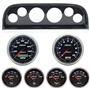 60-63 Chevy Truck Carbon Dash Carrier w/Auto Meter Cobalt Gauges
