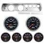 64 Chevelle Silver Dash Carrier w/ Auto Meter 5"  Cobalt Gauges