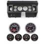 80-86 Ford Truck Black Dash Carrier w/ Auto Meter 3-3/8" Sport Comp II Gauges